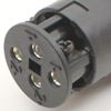 NL4MP-ST - Speakon 4 Pole Solderless XLR D Series Mount - Rear