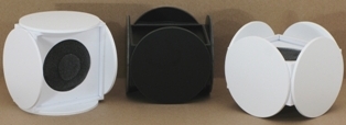 3 Sided Round Mic Flags
