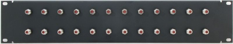 PPD24-FB1IS - F Patch Panel Front View