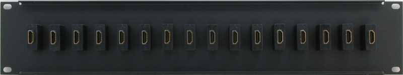 PPG16-HDMI - HDMI Patch Panel Rear View