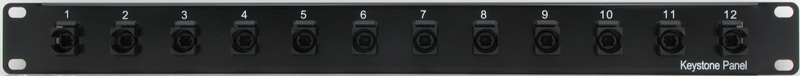 PPK12-TOSB - Toslink Patch Panel Front View