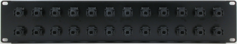 PPK24-TOSB - Toslink Patch Panel Rear View
