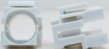 1/2D to Keystone Adapter - White