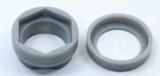 Gray Colored Isolation Washers 3/8 to 1/2