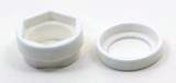 White Colored Isolation Washers 3/8 to 1/2