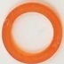 Orange Colored Washers 1/2