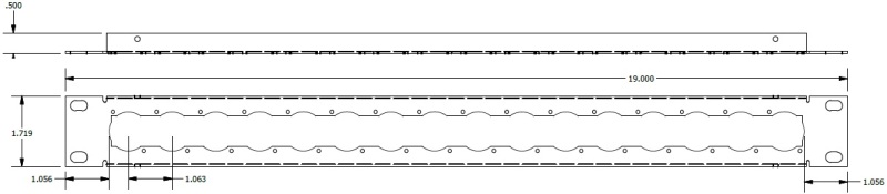 Adapter Plate Patch Panel Detail