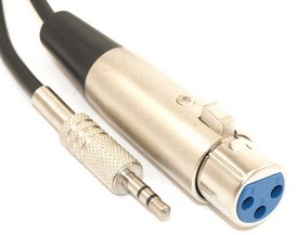 3.5mm TRS Male to XLR Female Cable