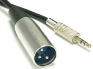 3.5mm TRS Male to XLR Male Cable