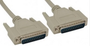 DB25 Serial Cable Male to Male