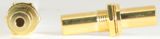 3.5mm Gold Bulkhead - 3/8 Round Mount