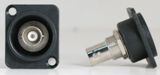 BNC Bulkhead 50 Ohm Recessed XLR Mount