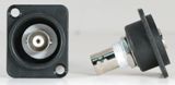 BNC Bulkhead 50 Ohm Isolated Recessed XLR Mount