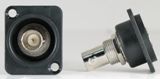 BNC Bulkhead 75 Ohm Recessed XLR Mount