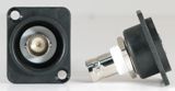 BNC Bulkhead 75 Ohm Isolated Recessed XLR Mount