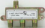 F Splitter - 3 Way