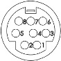 8 Pin Mini Din Pin Diagram