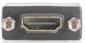 hdmi bulkhead front db9 series - front