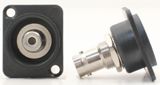 RCA to BNC Bulkhead - 75 Ohm - Recessed XLR Mount