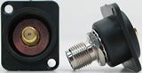 SMA to TNC Bulkhead - Recessed XLR D Series Mount