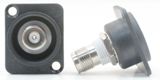 TNC Bulkhead Isolated Recessed XLR D Series Mount