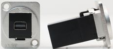 Mini DisplayPort Female to Female Bulkhead D Series Mount