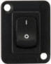 EHRRSLB - Switch I/O DPDT Black D Series Mount
