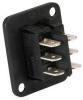 EHRRSLB - Switch I/O DPDT Black D Series Mount - Rear