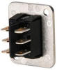 EHRRSL - Switch I/O DPDT Black D Series Mount - Rear