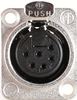 NC6FD-L-1 XLR 6 Pin Female Panel Mount Solder Point