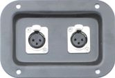 RDP3BX2-XLRB3F XLR Recessed Dish Plate