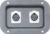 RDP3BX2-XLRB3F XLR Recessed Dish Plate