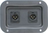 RDP3BX2-NC3MDLB XLR Recessed Dish Plate