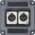 RDP3PX2-XLR3BM XLR Recessed Dish Plate