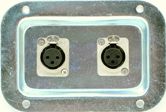 RDP3ZX2-NA3FDM XLR Recessed Dish Plate