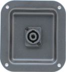 RDP4BX1-NL4MP 4 Pole Speakon Recessed Dish Plate