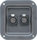 RDP4BX2-NC3FDS XLR Recessed Dish Plate