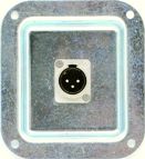 RDP4ZX1-NA3MDF XLR Recessed Dish Plate