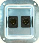 RDP4ZX2-NC3MDLB XLR Recessed Dish Plate