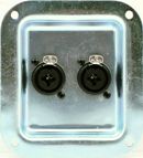 RDP4ZX2-NCJ6FIS XLR/TRS Combo Recessed Dish Plate