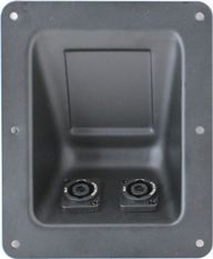 RDP6BX2D-NL2MP 2 Pole Speakon Recessed Dish Plate