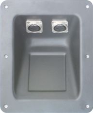 RDP6BX2U-NA3FDM XLR Recessed Dish Plate