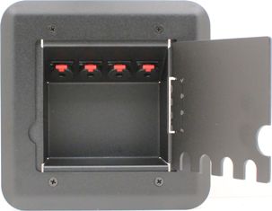 4 Port TRS Floor Box - FBX4-NJ3FP6A