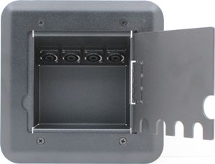 4 Port Speakon Floor Box - FBX4-NL2MP