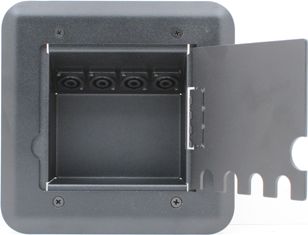 4 Port Speakon Floor Box - FBX4-NL4MP