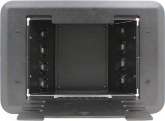 8 Port Female XLR Floor Box - Solderless Screw Terminals