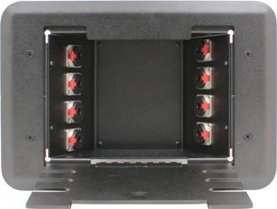 8 Port Female TRS Floor Box - Nickel/Silver