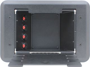 4 Port Female TRS Floor Box - Black/Gold