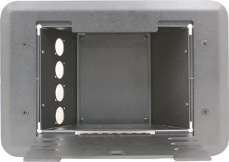 4 Port Female D Series Floor Box - Unloaded