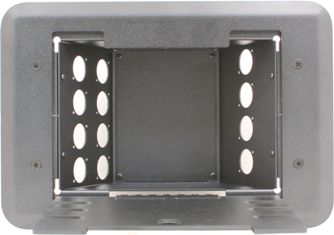 12 Port Female D Series Floor Box - Unloaded